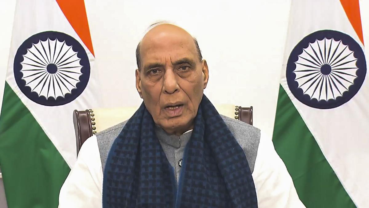 Defence Minister Rajnath on three-day visit to Russia, to oversee commissioning of frigate Tushil