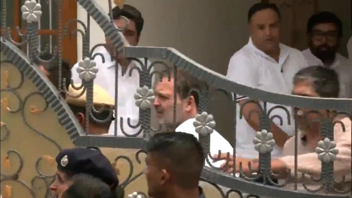 Rahul Gandhi meets Pahalgam terror attack victim Lt. Vinay Narwal's kin in Karnal