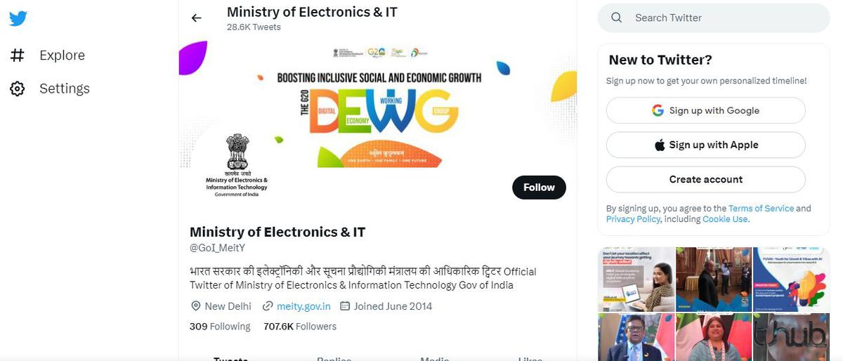 Kementerian, politisi, dan selebritas India kehilangan tanda centang biru di Twitter