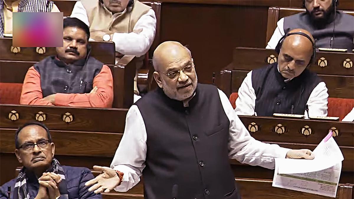 Amit Shah’s comments on Ambedkar: Congress demands HM’s resignation; INDIA bloc MPs protest in Parliament premises