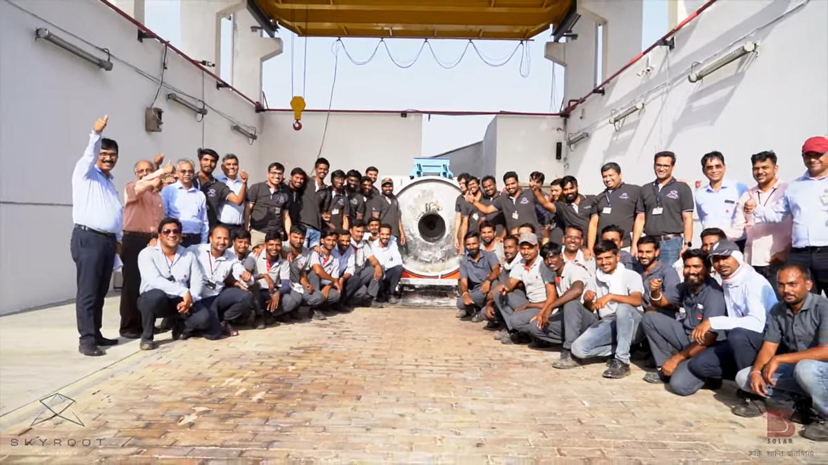 Skyroot successfully test fires space launch vehicle ‘Vikram-1’ rocket stage