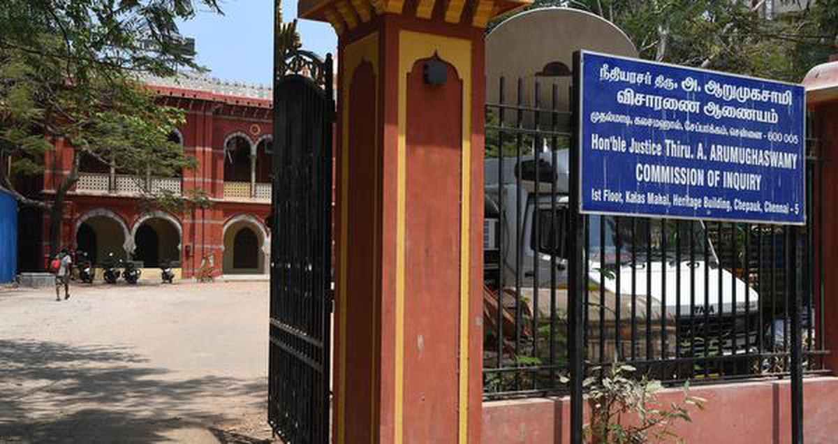 Arumughaswamy Commission calls for further investigation into role of Sasikala, Vijayabaskar, two others
