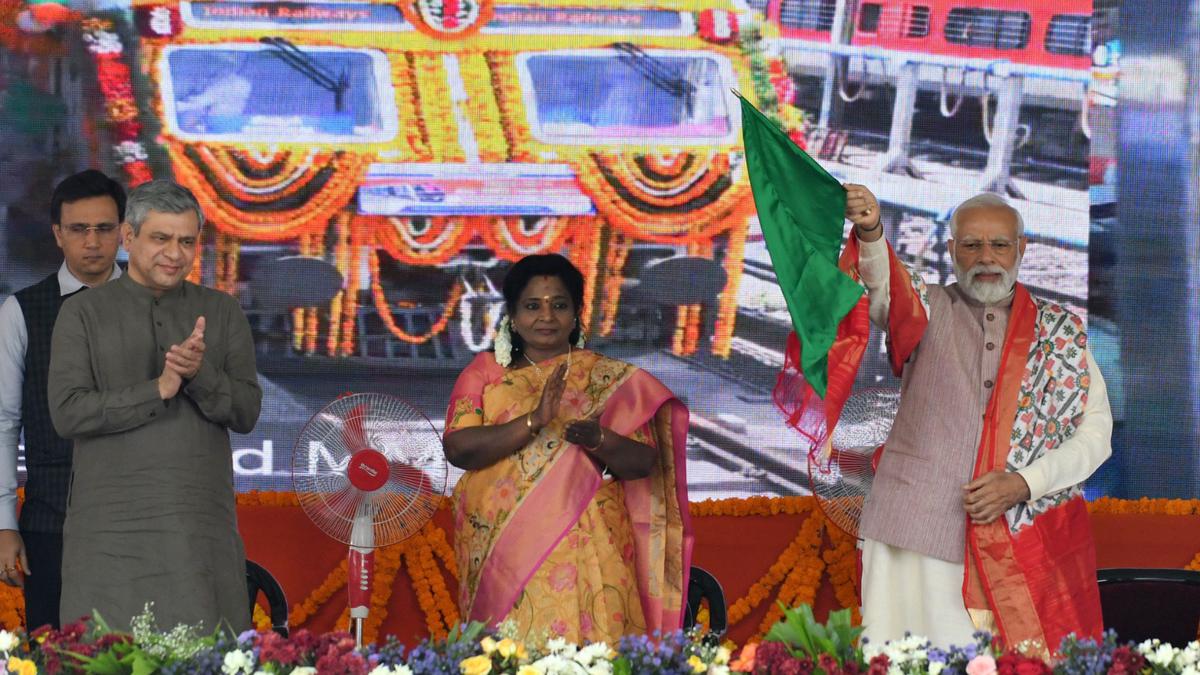 PM Modi launches Vande Bharat train to Tirupati from Secunderabad