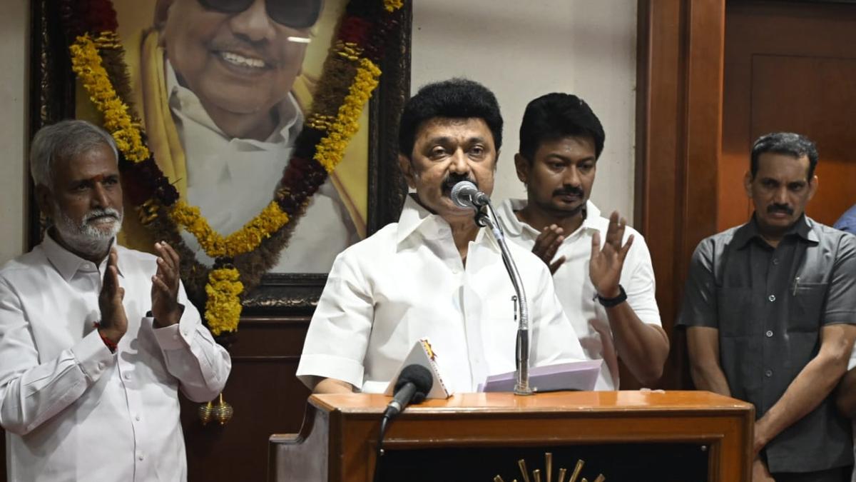 BJP’s psychological onslaught failed, says M.K. Stalin