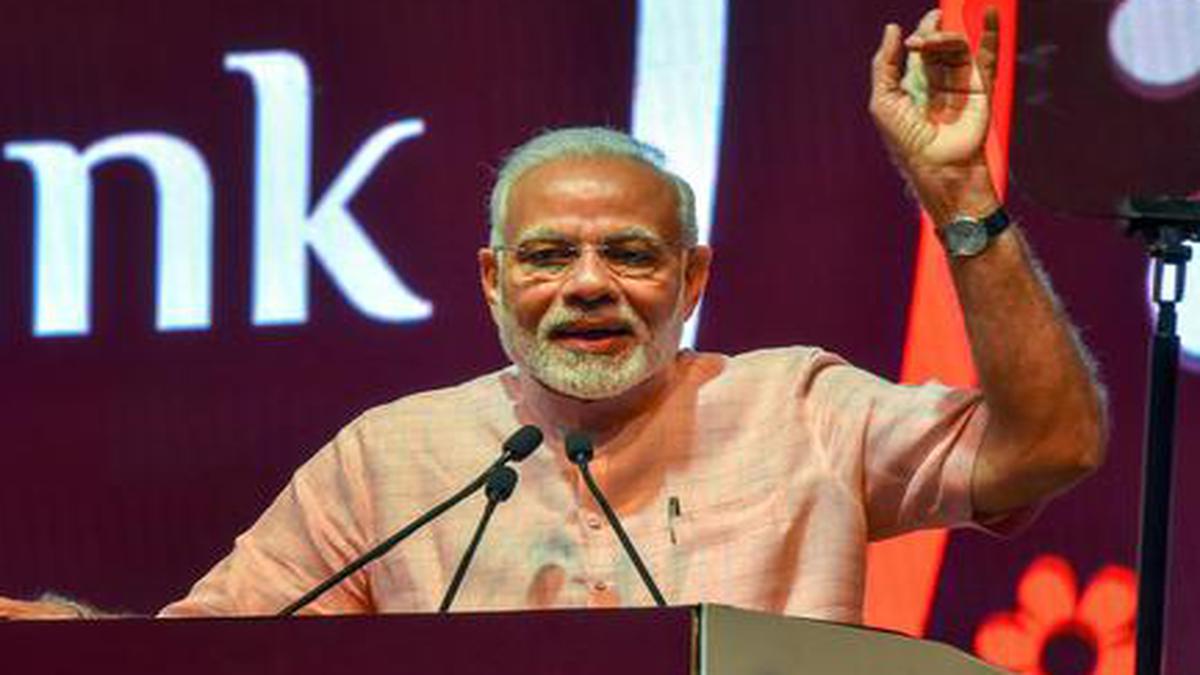 Congress left the economy on a landmine, says Modi