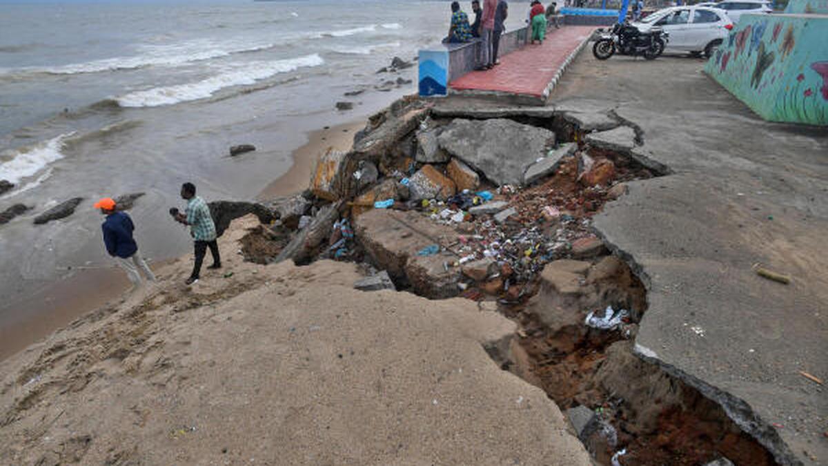 Power restoration works going on in full swing in cyclone-hit areas in Andhra Pradesh