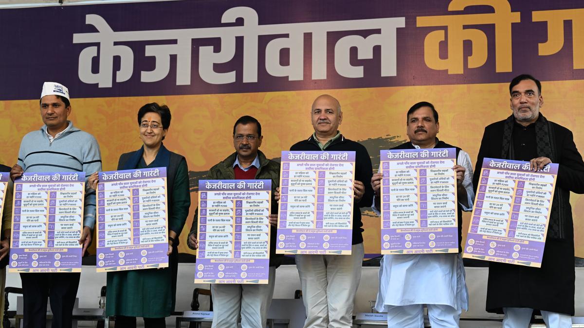 Delhi Assembly elections: AAP announces 15 ‘Kejriwal’s guarantees’ in manifesto