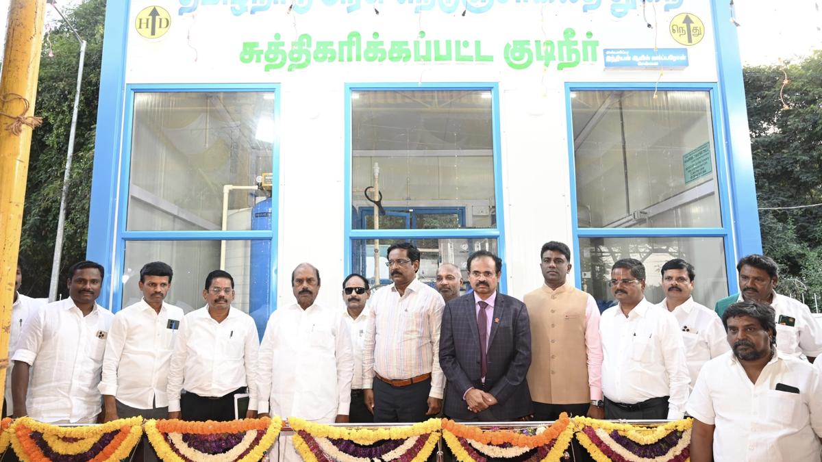 Six additional reverse osmosis plants opened along Girivalam Path