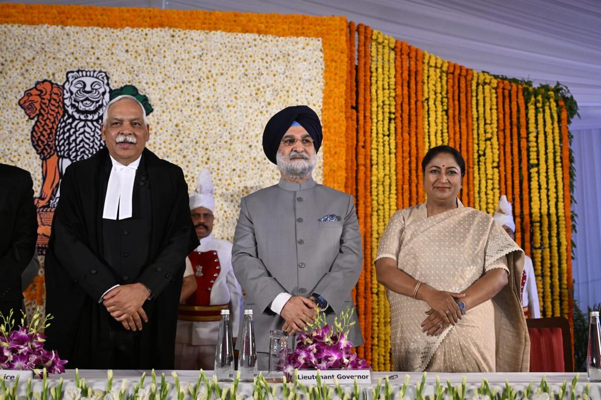 Ex-diplomat Taranjit Singh Sandhu sworn in as Delhi L-G - The Hindu