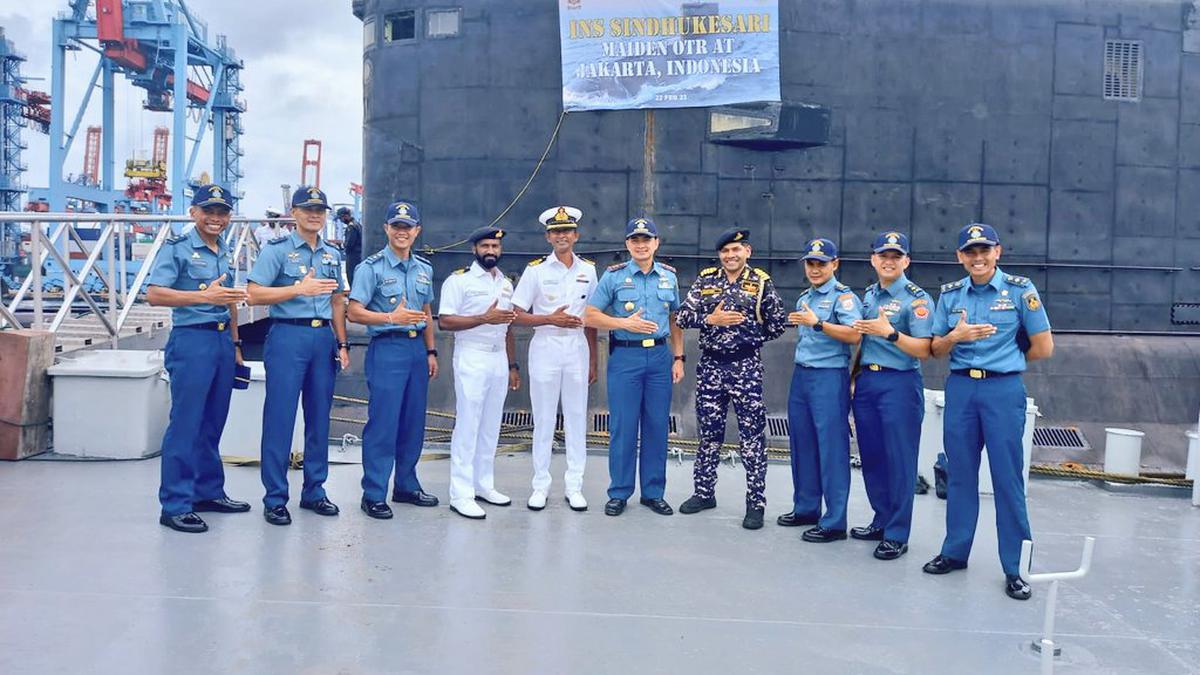 In a first, Indian Navy submarine docks in Indonesia