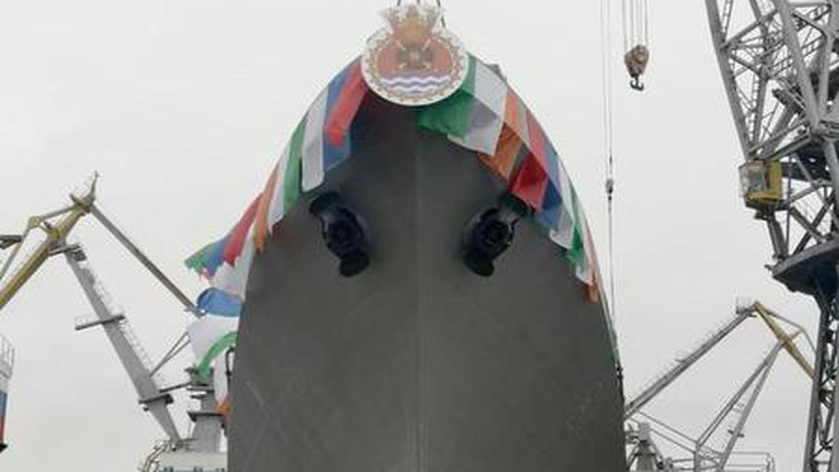 Indian Navy’s stealth frigate Tushil launched in Russia