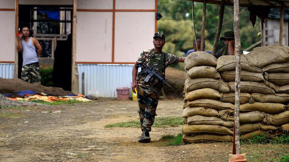 Assam Police Constructed Huts In Disputed Inter-state Border Area 