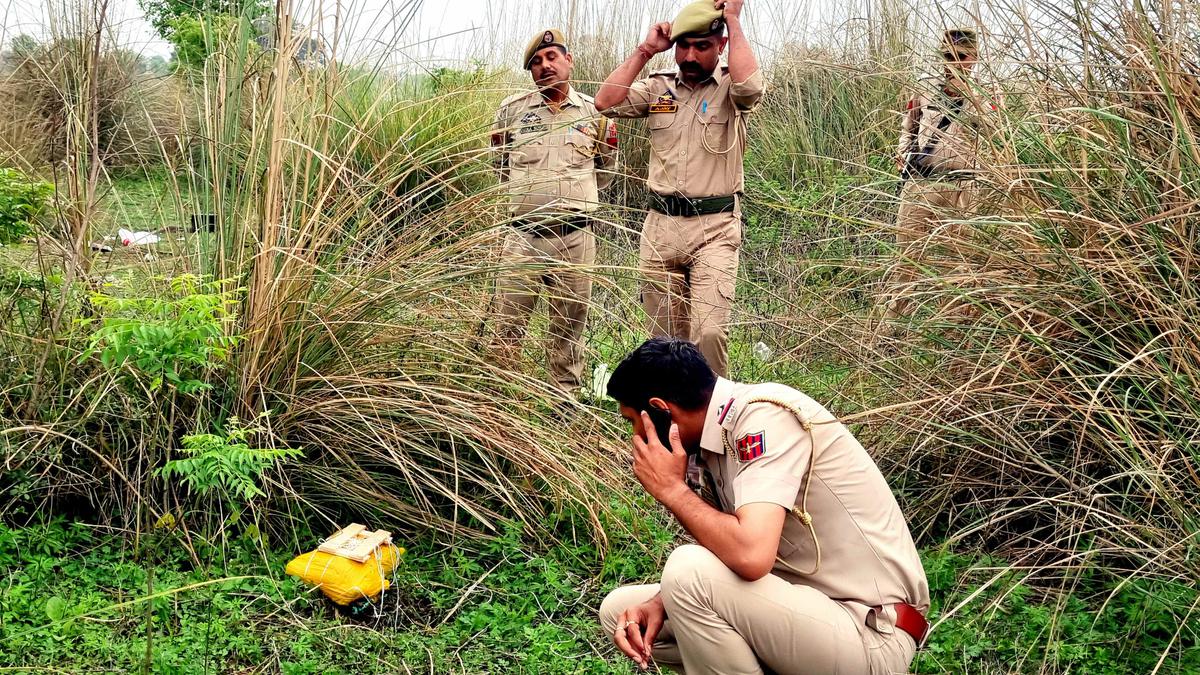 Police recover arms, explosives from package suspected to be dropped by drone in J&K’s Samba