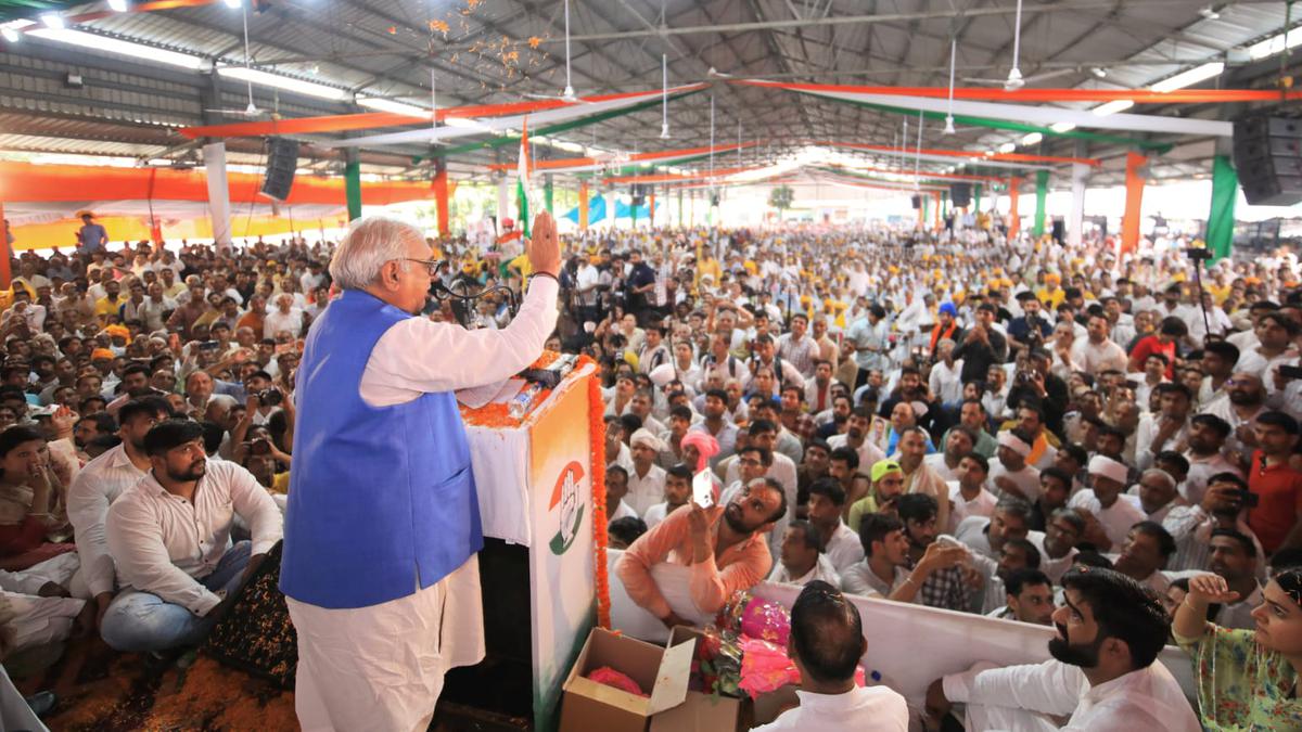 BJP-JJP government in Haryana, a ‘failed regime’, says Bhupinder Singh Hooda 