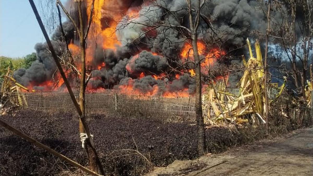 13 days after blowout, Oil India Limited well in Assam catches fire