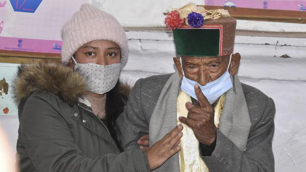 At 103, India's first voter casts vote in Himachal panchayat polls ...