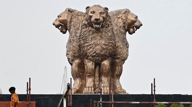 Opposition, activists object to muscular, aggressive lions in national emblem