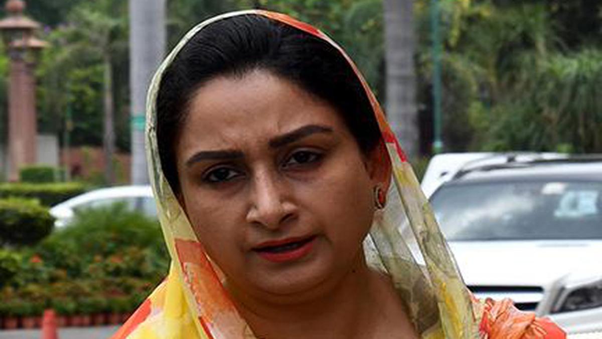 President accepts Harsimrat Kaur Badal’s resignation