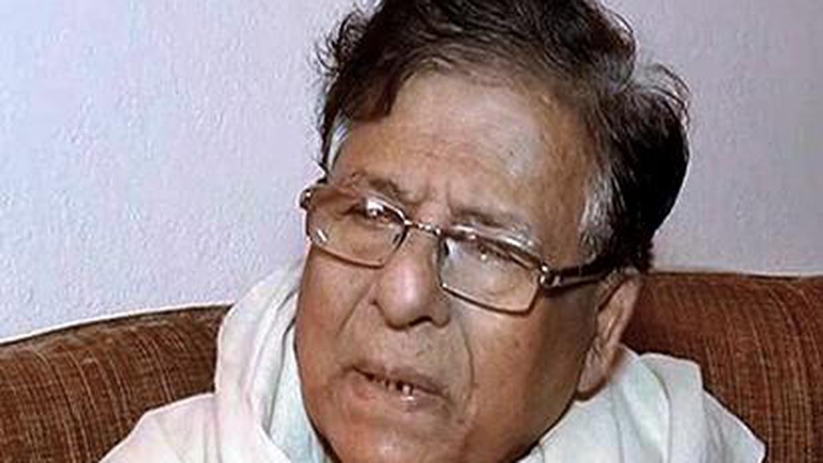 Ex Mp Baishnab Charan Parida Passes Away The Hindu 