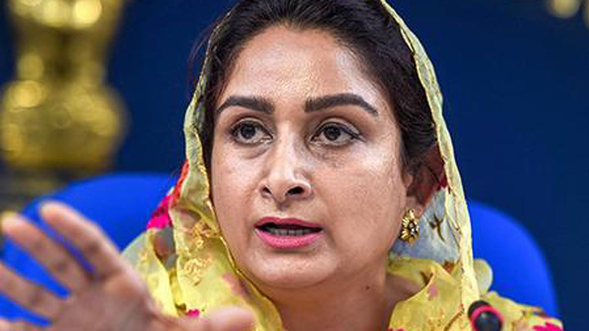 Harsimrat Kaur Badal quits Union Cabinet in protest against two agri Bills