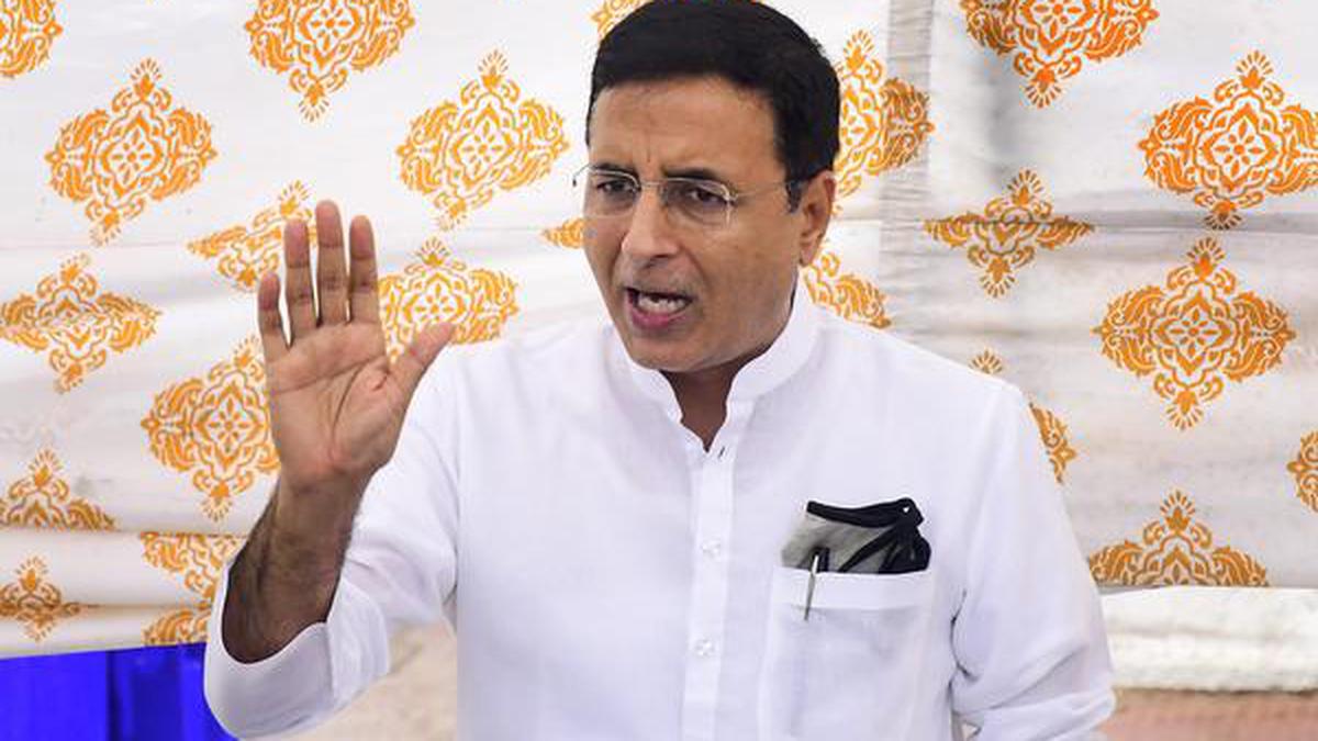 Rajasthan political crisis | Congress won’t be scared by ‘raid raj’: Randeep Surjewala