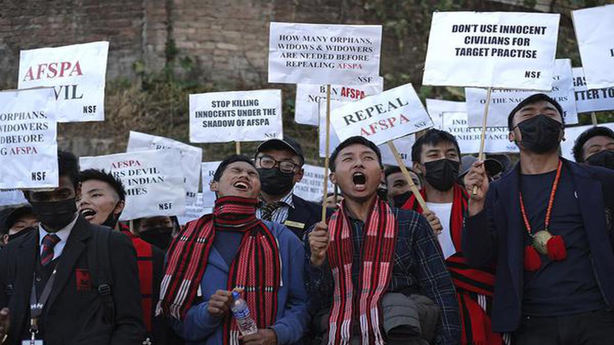 Hundreds of Nagas walk 75 km for AFSPA repeal