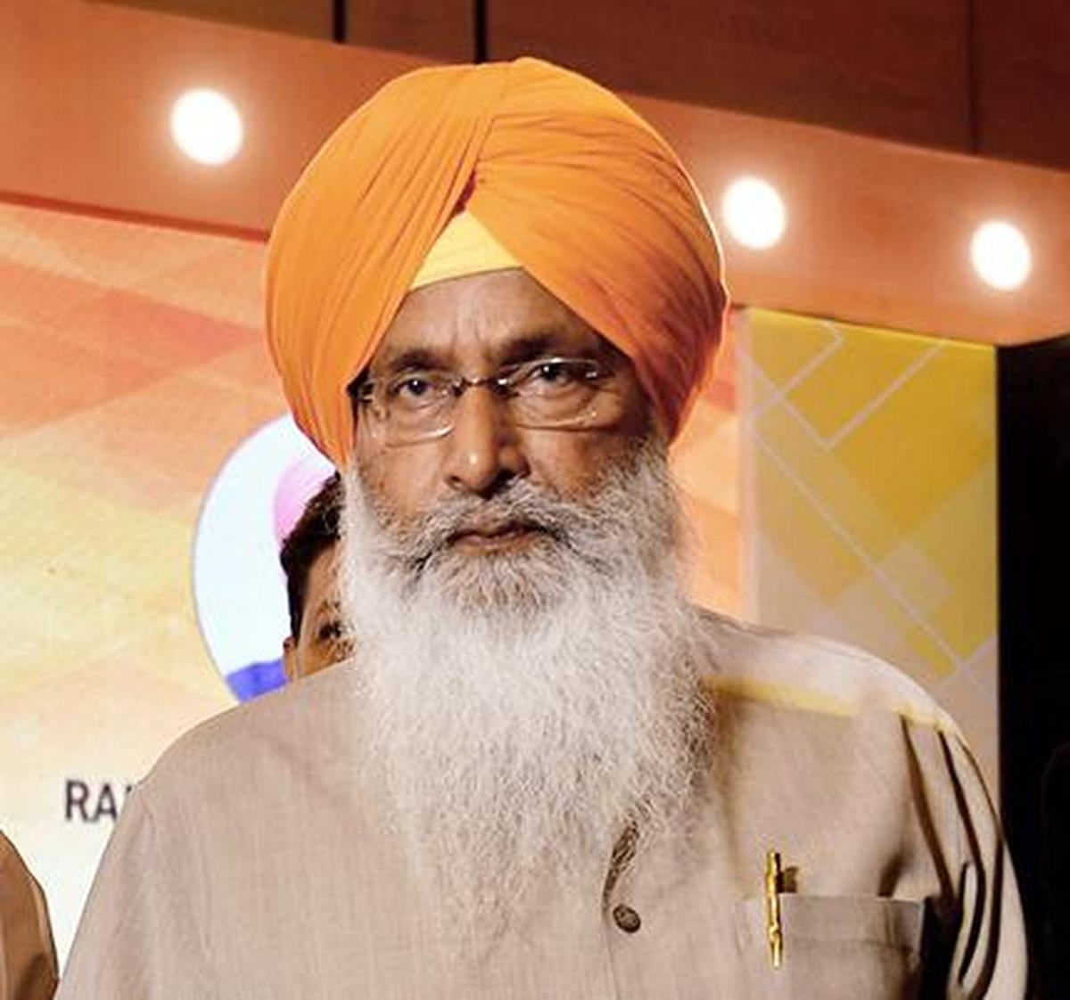 Dhindsa resigns as leader of Akali Dal in Rajya Sabha - The Hindu