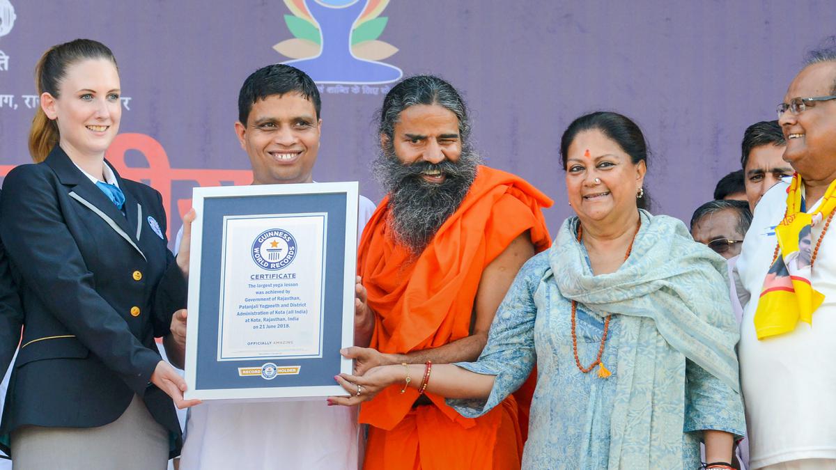 PM Modi-led yoga session makes history: What is a Guinness World