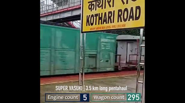 Railways tests Super Vasuki to mark I-Day