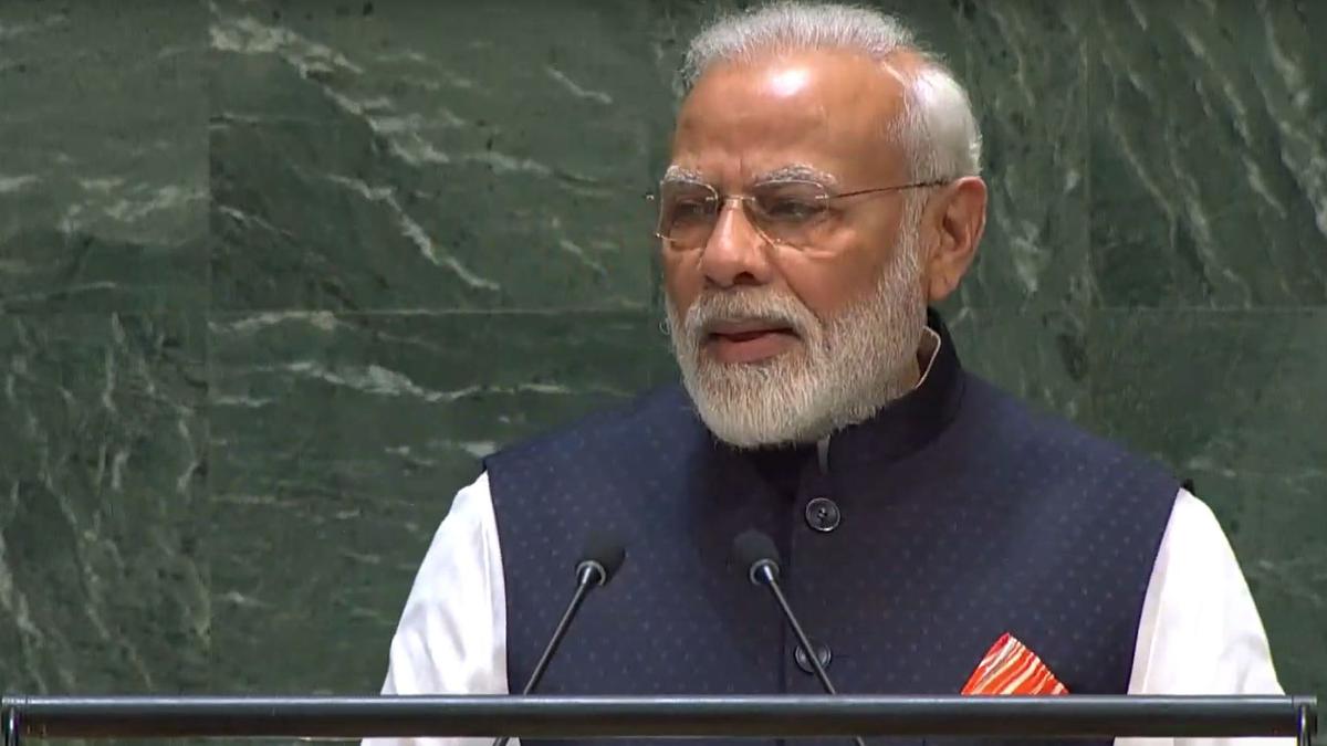 Modi address to UN General Assembly Live updates | ‘India is a country that has given the world, not war, but Buddha’