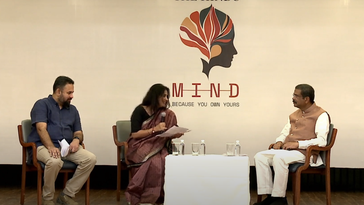 The Hindu Mind LIVE with Union Education Minister Dharmendra Pradhan