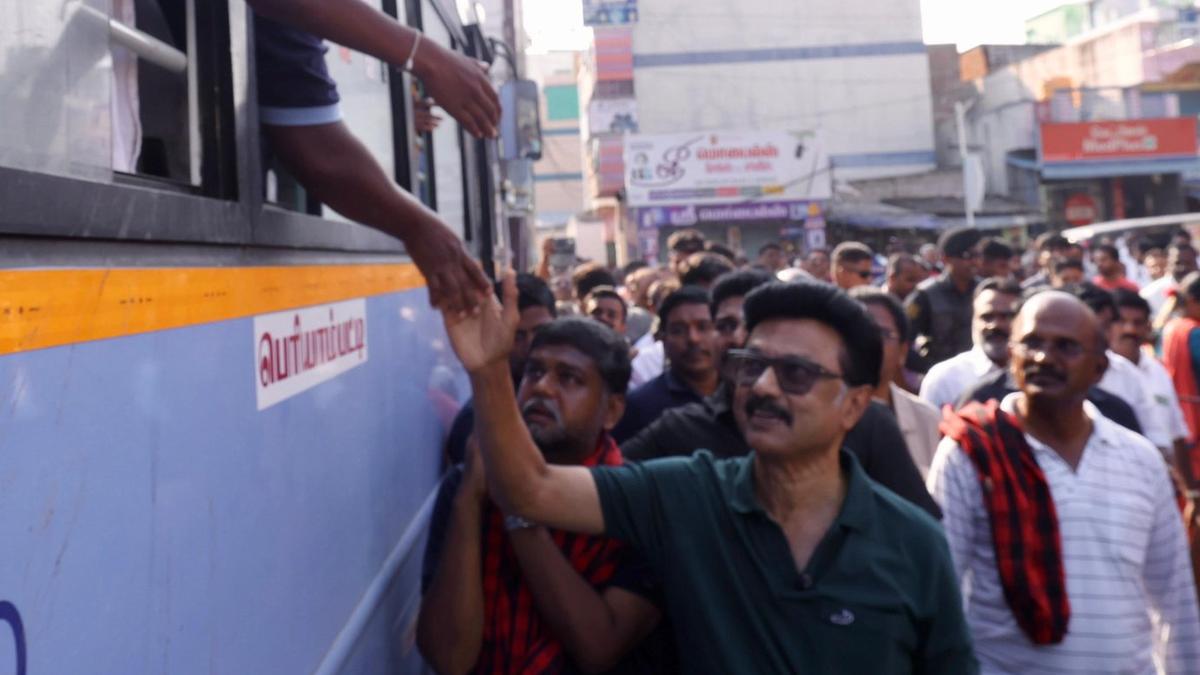 Tamil Nadu CM Stalin campaigns in Dharmapuri’s Palacode, names baby ‘Dravidan’ during morning walk