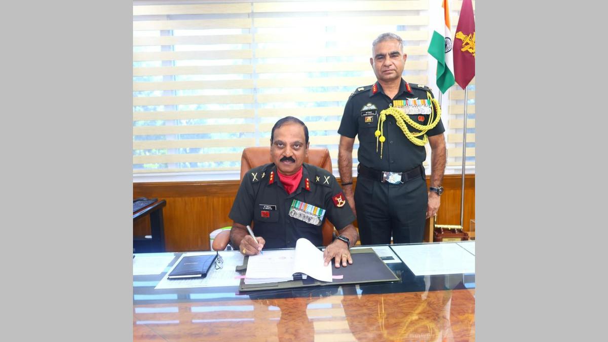 Major General G. Srinivas, who oversaw logistics in Operation Sindoor, takes charge as CDM Commandant