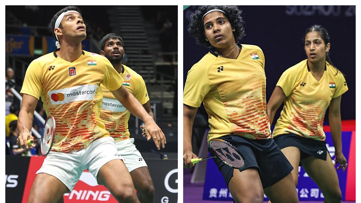 Satwik-Chirag duo enters quarters, Treesa and Gayatri bow out of World Championships
