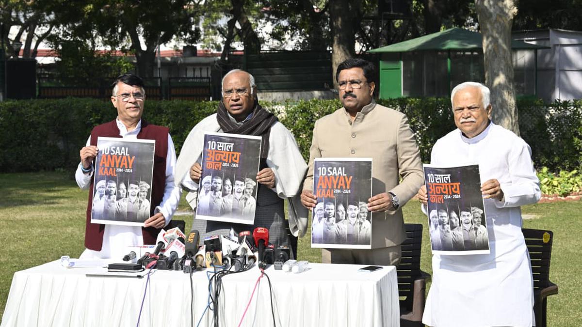 Congress ‘black paper’ on ‘Modi government’s failures’ focuses on unemployment and neglect of non-BJP States