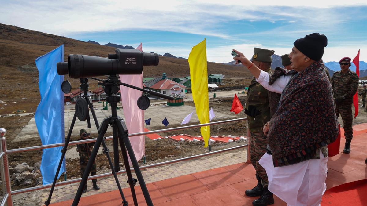 Rajnath performs 'Shastra Puja' in Tawang; lauds troops for guarding border with unwavering commitment