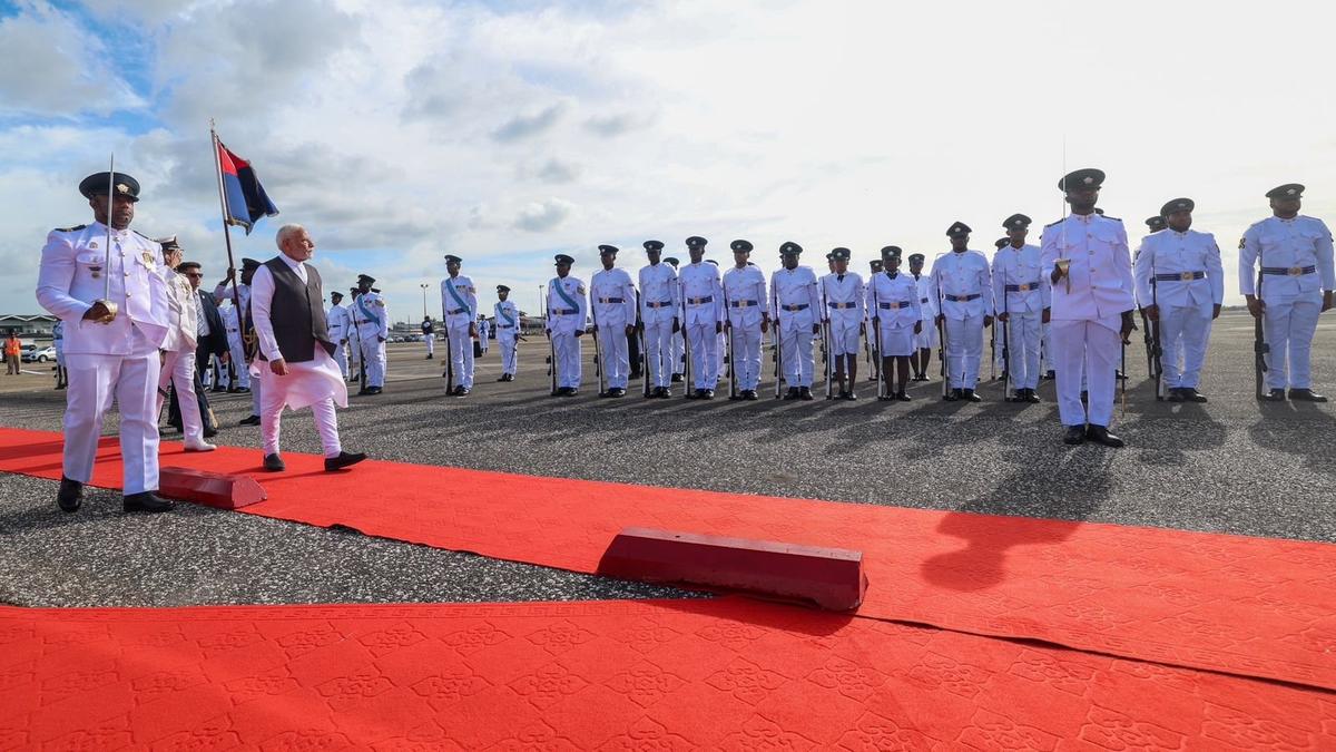 PM Narendra Modi five-nation tour LIVE: PM Modi leaves for Trinidad after concluding visit to Ghana  www.thehindu.com