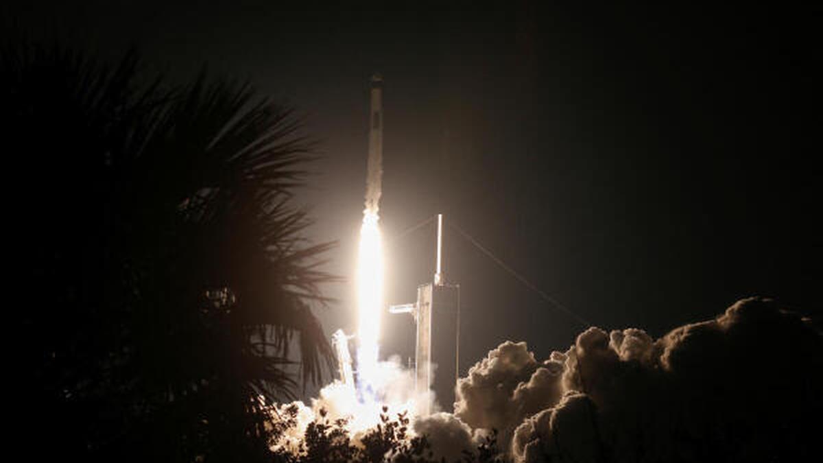 SpaceX launches U.S., Russia, UAE astronauts to space station