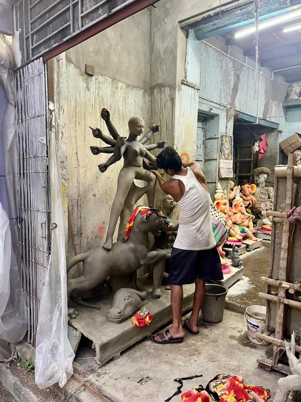 An artisan at work.