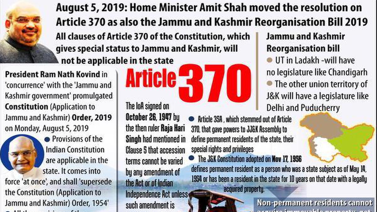 J&K to be largest Union Territory, followed by Ladakh