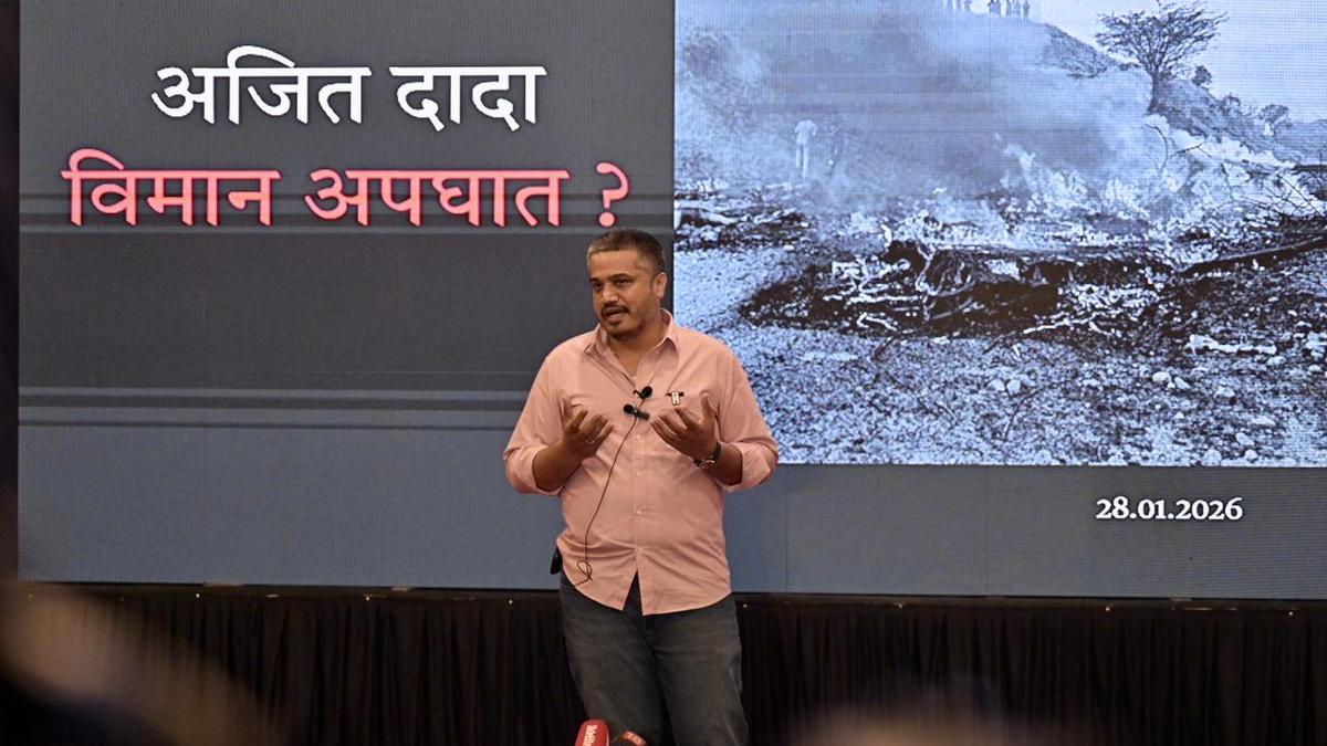 Ajit Pawar plane crash probe: Rohit Pawar raises doubts about Ajit Pawar's air crash in press conference | Live