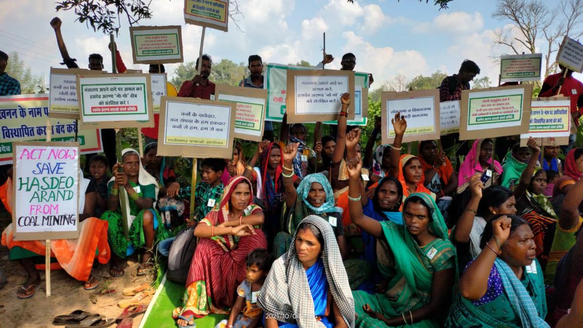 Protests erupted in March 2022 after the Chhattisgarh government granted approval to open the Parsa Coal Block.