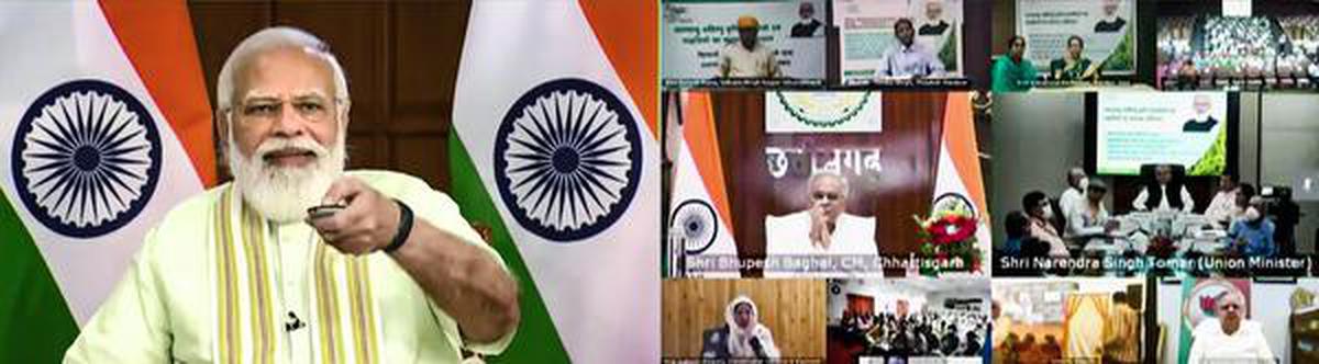 PM Modi launches 35 crop varieties with special traits to address ...