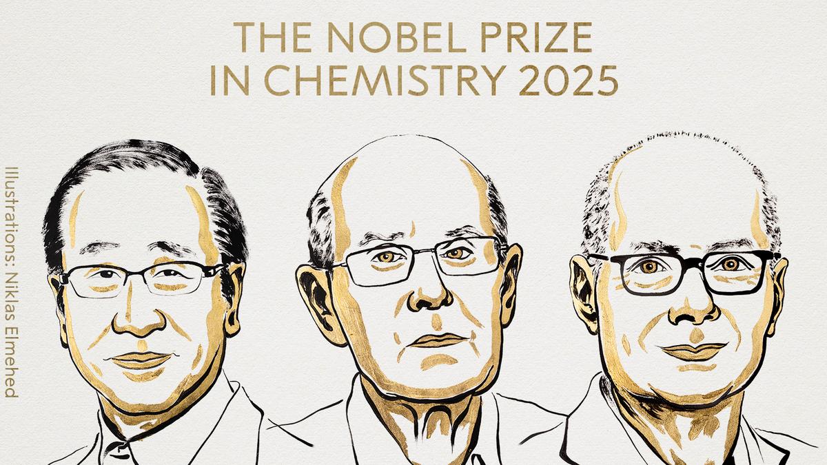 Trio win Chemistry Nobel 2025 for metal–organic frameworks