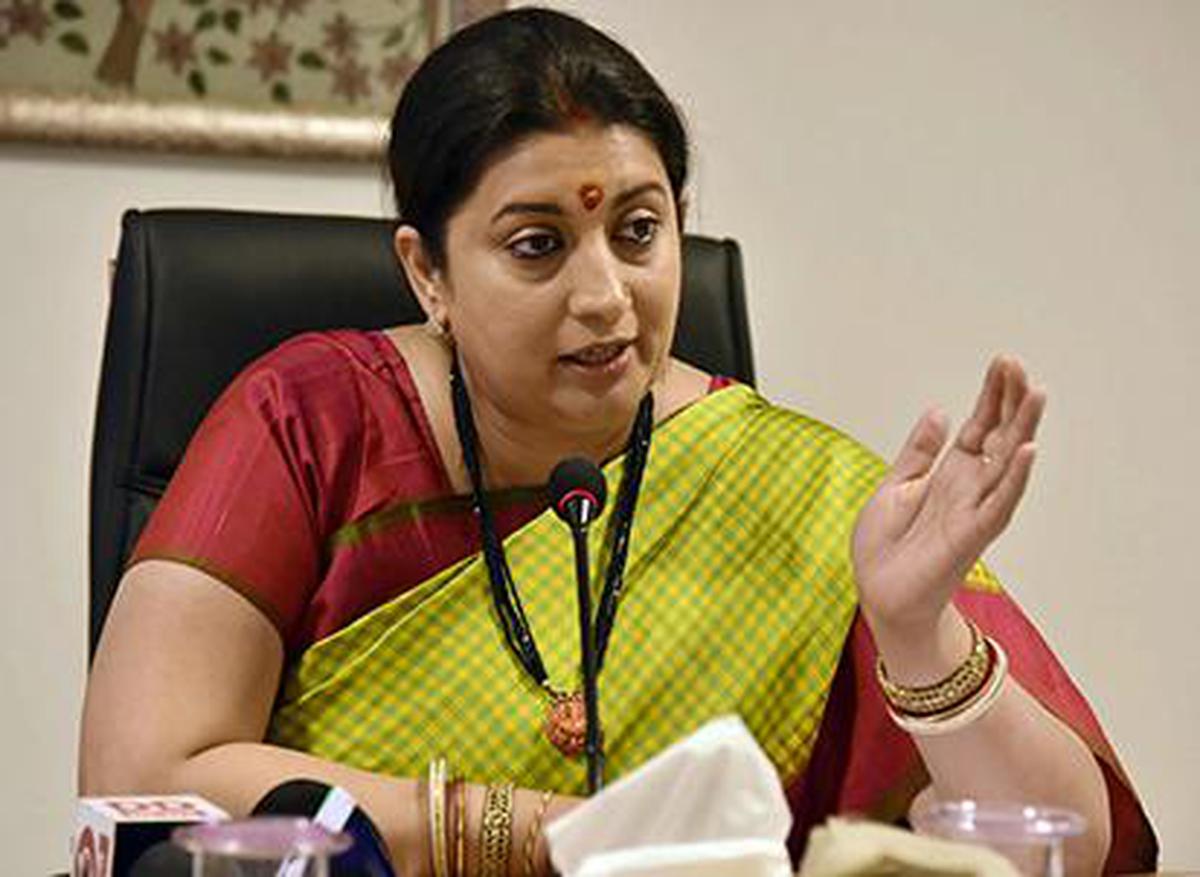 Cabinet reshuffle: Smriti Irani removed from I&B Minister post - The Hindu