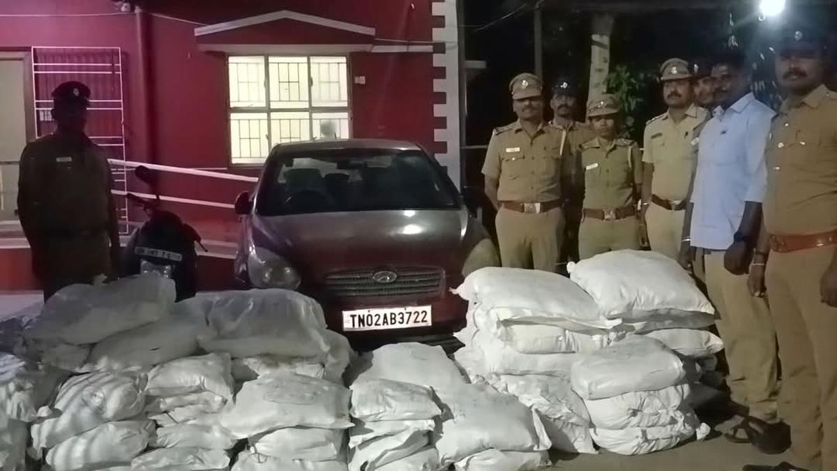 500 kg gutkha seized in Ambur; three held