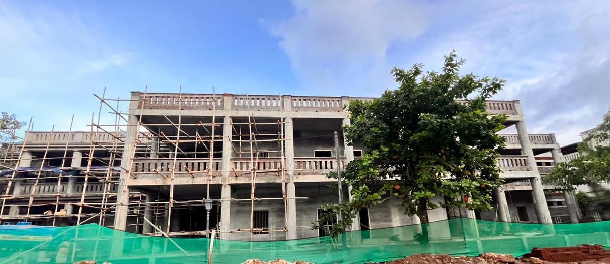 The reconstruction of the Pensionnat De Jeunes Filles in Puducherry is expected to be completed by December 2025 The reconstruction of the Pensionnat De Jeunes Filles in Puducherry is expected to be completed by December 2025