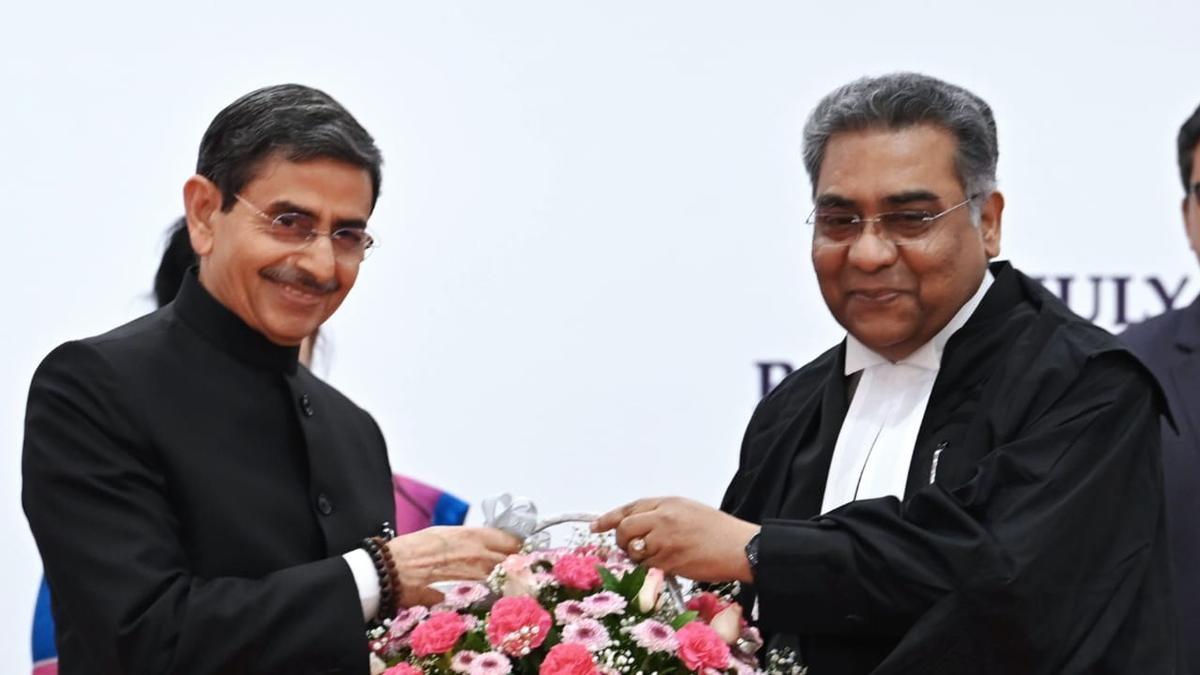 Justice Manindra Mohan Shrivastava sworn in as 54th Chief Justice of Madras High Court