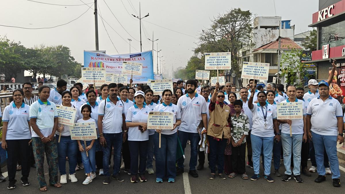 Walkathon to promote awareness on Diabetic Retinopathy conducted