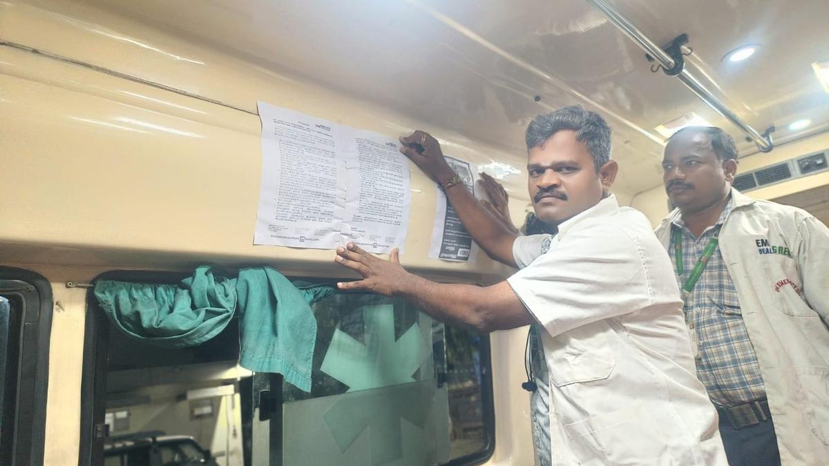 Ambulance drivers sensitised to Model Code of Conduct rules in Vellore, nearby districts